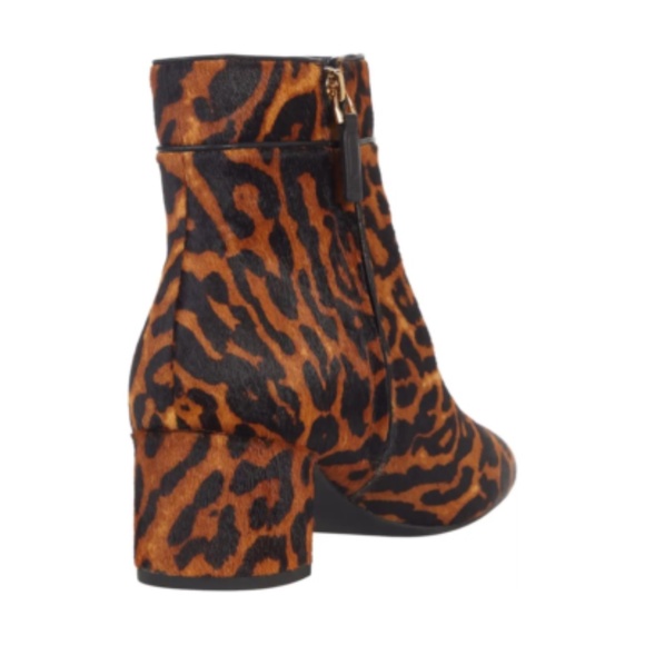 Lauren Ralph Lauren Wynne III CALF HAIR Ankle Zipper Booties Boot leopard SIZE 6 - Picture 2 of 7